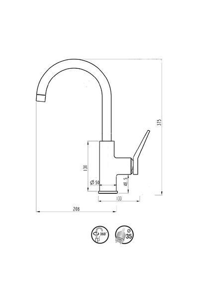 Penta Faucet Fly 4805