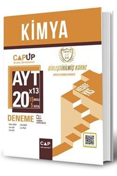 Çap Yayınları AYT Kimya 20 x 13 Up Deneme Süper Fiyat Ayraç Hediyeli