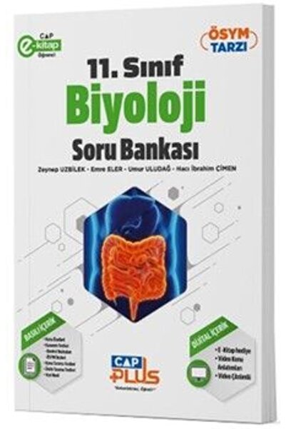 Çap Yayınları 11. Sınıf Anadolu Biyoloji Plus Soru Bankası 2024-2025