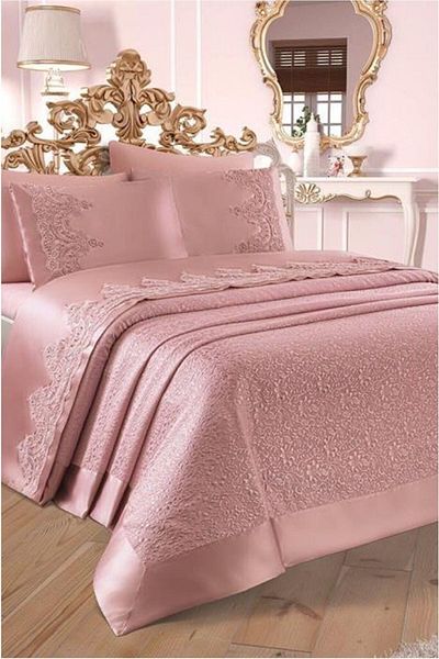Çeyiz Diyarı French Laced Diana Pique Set