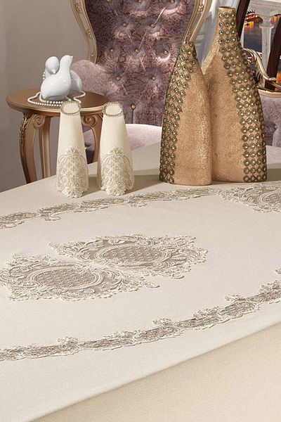 Çeyiz Diyarı French Laced Lace Dinner Set - 25 Pieces