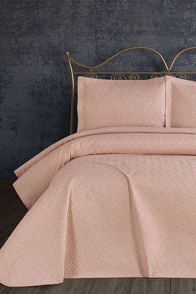 Çeyiz Diyarı Selin Double Bedspread Powder