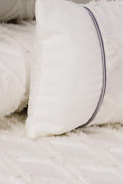 Çeyiz Diyarı Harley Filled Double Bedspread - Cream