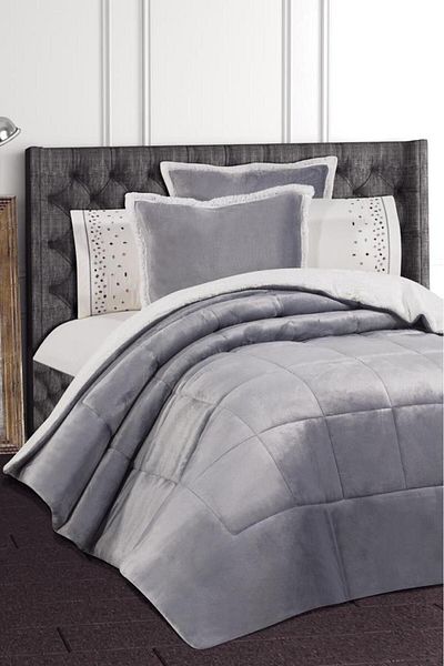 Çeyiz Diyarı Yumi 6 Piece Comforter Dowry Set Gray