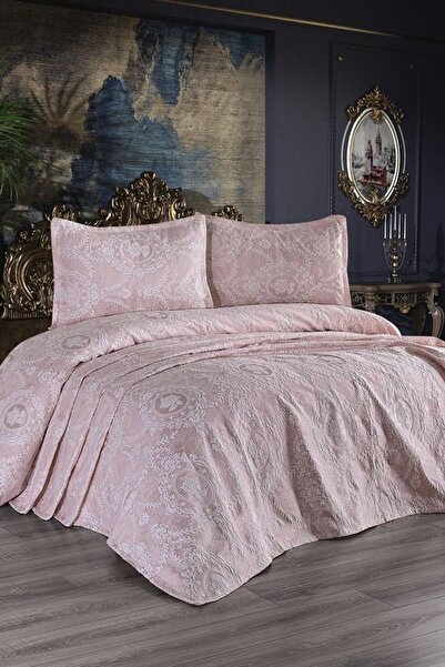 Çeyiz Diyarı Pudră de cuvertură de pat Nisa Jacquard