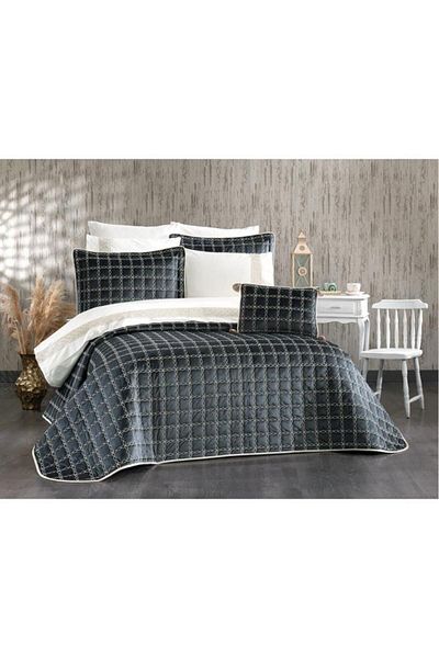 Çeyiz Diyarı Merry 10 Piece Dowry Set Anthracite