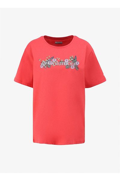 Columbia Tricou portocaliu pentru femei - CSC Cascade, mânecă scurtă, CS0366_607