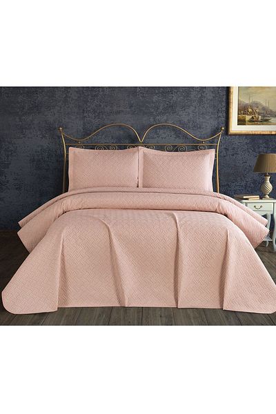 Çeyiz Diyarı Selin Double Bedspread Powder