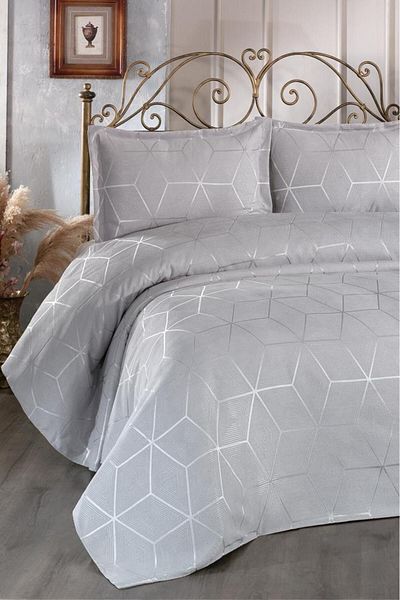 Çeyiz Diyarı Verona Double Bedspread Gray