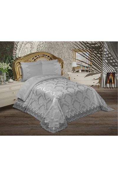 Çeyiz Diyarı Flame Pique Set 6 Pieces Gray