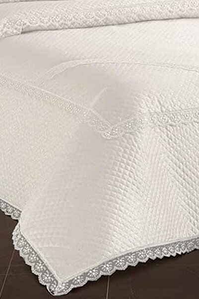 Çeyiz Diyarı Mák prošívaný francouzský krajkový přehoz na postel