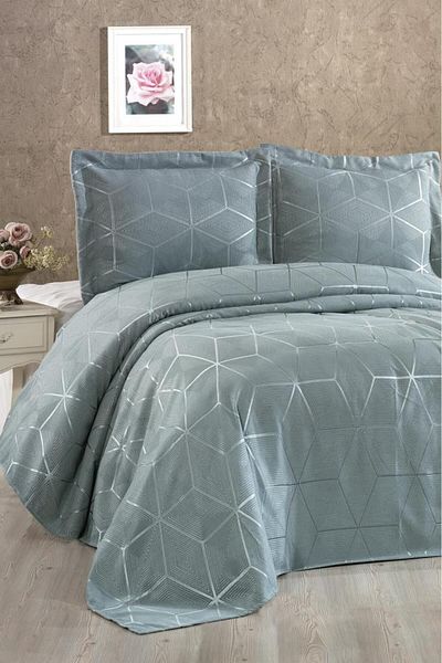 Çeyiz Diyarı Verona Double Bedspread Green