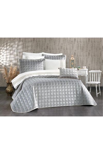 Çeyiz Diyarı Merry 10 Piece Dowry Set Gray