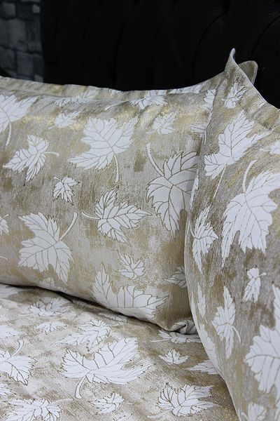 Çeyiz Diyarı Çınar Jacquard Bedspread Gold