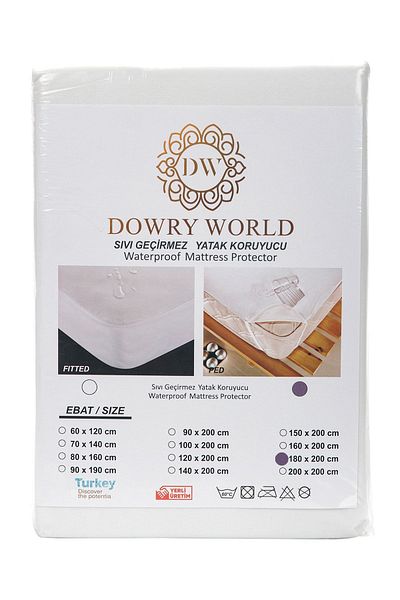 Çeyiz Diyarı Micro Liquid Proof Pad 180 x 200 cm Διπλά στρώματα