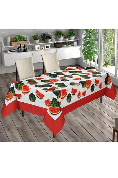 Çeyiz Diyarı Punnet Kitchen And Garden Tablecloth 140x180 cm