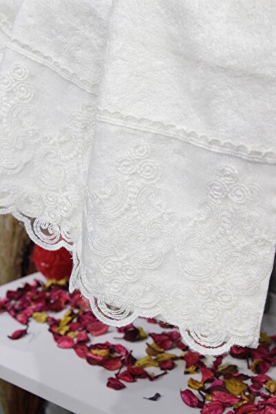 Çeyiz Diyarı French Lace Legend Hand Face Towel - 3 Colors