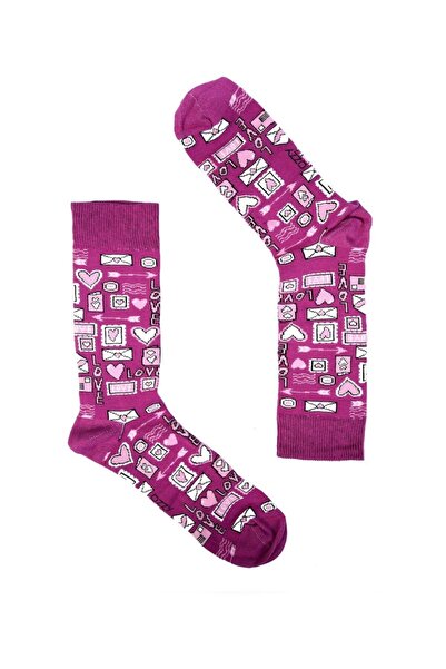 Ozzy Socks Ден на Свети Валентин 2 пакета чорапи с шарка на сърце за двойки