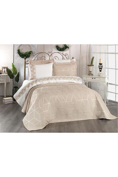 Çeyiz Diyarı Verona 7 Piece Bridal Set Beige
