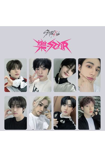 Kpop Dünyasi STRAY KIDS ''Rock Star'' POB Φωτοκάρτες