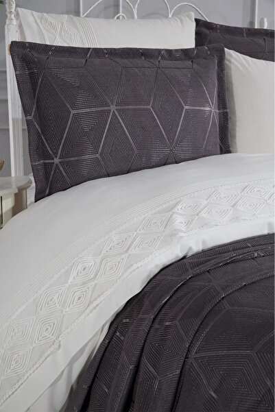 Çeyiz Diyarı Verona 7 Parça Gelin Seti Antrasit