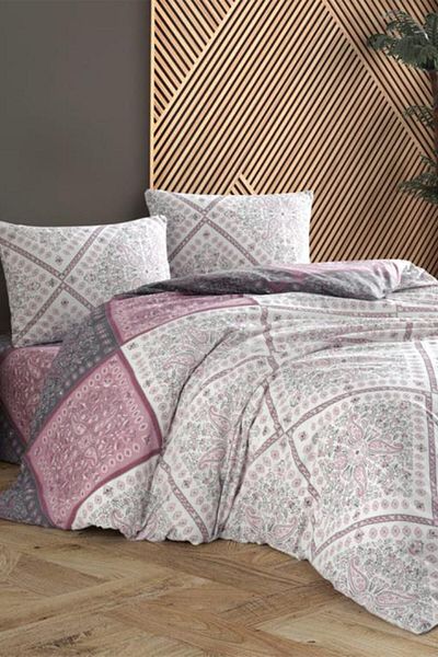 Çeyiz Diyarı Set Cuvertură Dublu Rozina Liliac