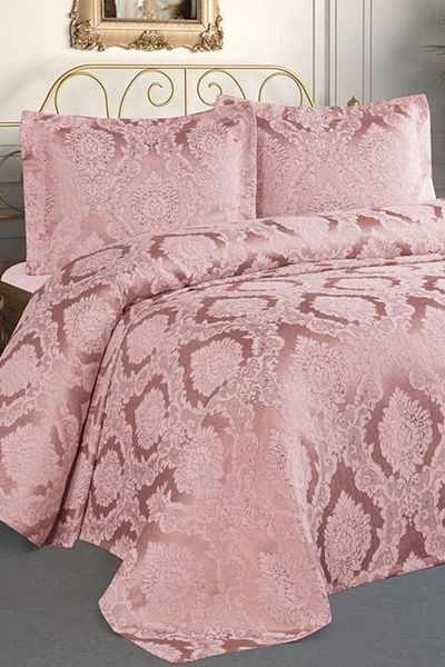 Çeyiz Diyarı Şulem Jacquard Chenille prášek na jednolůžko