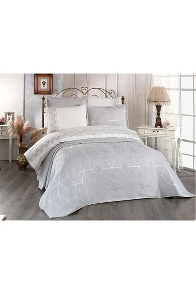 Çeyiz Diyarı Verona 7 Piece Bridal Set Gray