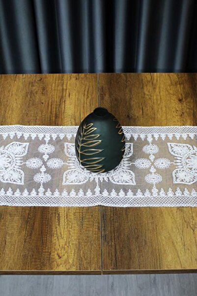 Çeyiz Diyarı Salvia Cordone Κεντημένο Maxi Runner 7 Χρωμάτων