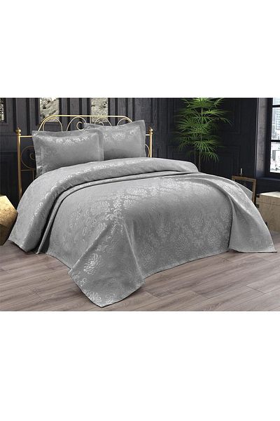 Çeyiz Diyarı Šedá Diamond Double Plain Pike Set