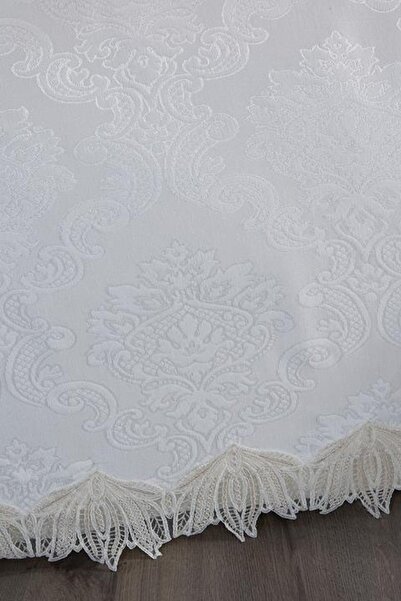 Çeyiz Diyarı Pride Yatak Örtüsü Krem