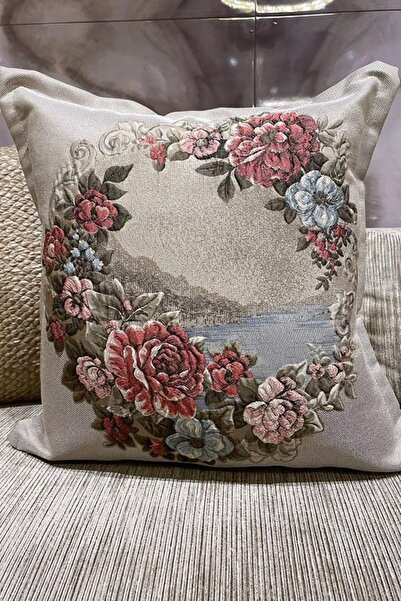 Çeyiz Diyarı Husă de pernă din 2 bucăți, cu relief de lux Tapestry