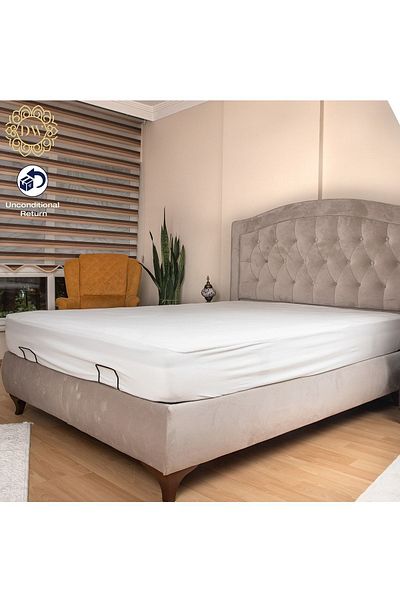 Çeyiz Diyarı Διπλά στρώματα Micro Liquid Proof Fitted 180x200 cm