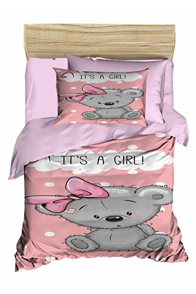 Çeyiz Diyarı Digitálisan nyomtatott 3D babaágynemű készlet lánynak, lila