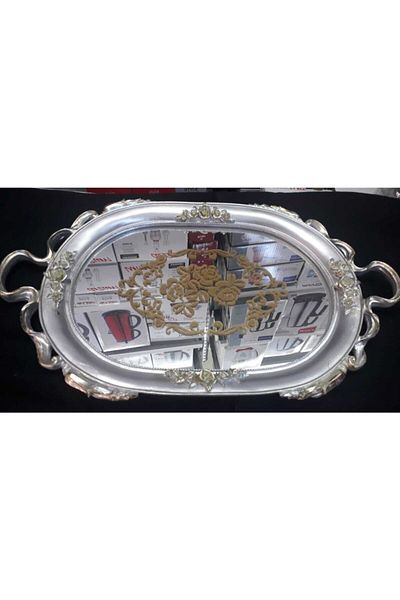 çerçi Handmade Porcelain Mirrored Tray