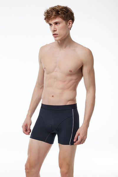 Malabadi Ανδρικά Smoked Piping Modal Boxer 017