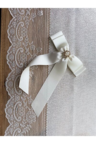 Bride Glim فيونكة شريطية من Grogen - نسائية، تفاصيل حجر الورد، إبزيم تلقائي