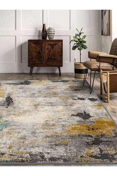 MSCSTORE m0store1 Modern Abstract Design Cotton Carpet