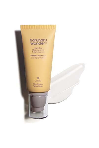 sommeow هاروهارو وندر بلاك رايس - واقي شمس مرطب بتقنية Airyfit بعامل حماية 50...