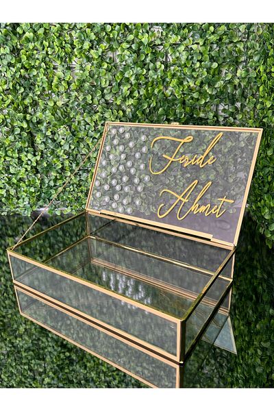 bt bera tasarım Girl's Promise - Promise Engagement Baby Chocolate in Glass Box