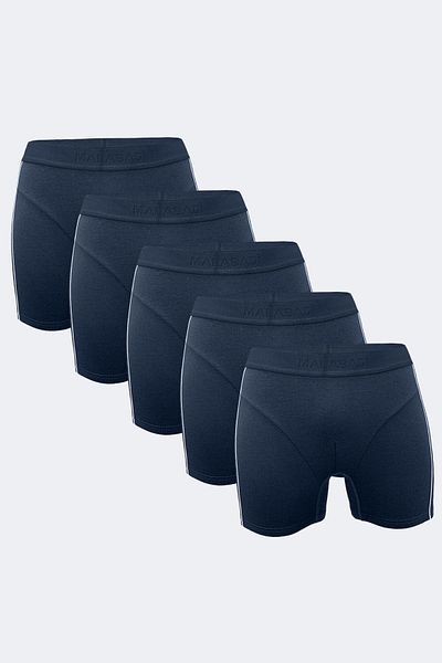 Malabadi Ανδρικά Smoked Modal Boxer 5 Pack - Σωλήνες 5mb017