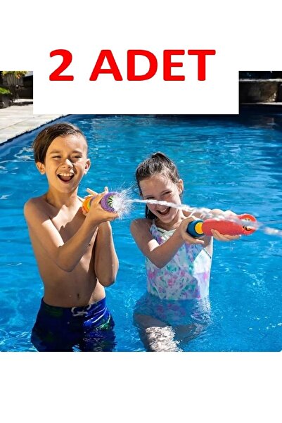 LRS STORE 2 Adet Su Pompası Köpük Su Tabancası Havuz Deniz Oyuncağı Süngerli ...