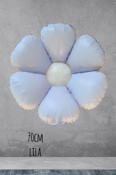 PEKSHOP 70cm Lilac Daisy Foil Balloon