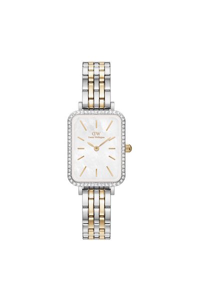 Daniel Wellington Petite Quadro Damenuhr Gold/silber Dw00100671