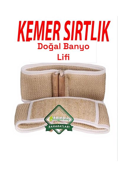 Hacıoğlu baharat Hatay Natural Long Bath - Pumpkin Fiber Belt and Backrest
