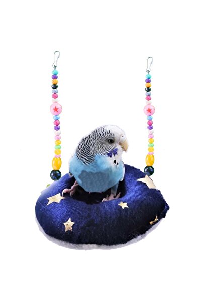 AlyaPetWorld Kuş Uyku Hamağı Salıncak Yumuşak Simit Uyku Yatağı