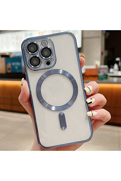 halkhouse iPhone 12 Pro Uyumlu Kılıf Kamera Lens Korumalı Magsafe Şarj Özelli...
