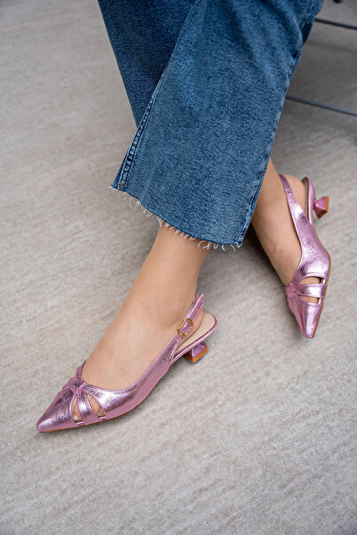 LAMİNTA Kendal Şeker Pembesi Kadın Topuklu Ayakkabı