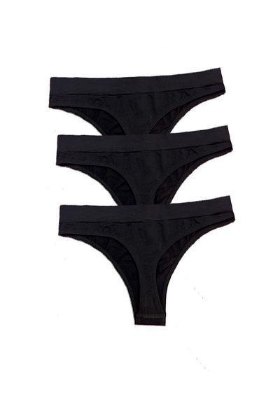 FOREVER MORE Seamless Thong Set of 3