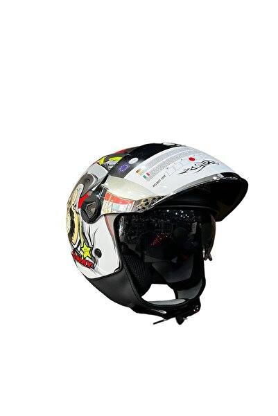 Sway TEZ MOTOR AÇIK MOTOSİKLET KASKI SWAY 765 GÜNEŞ GÖZLÜKLÜ